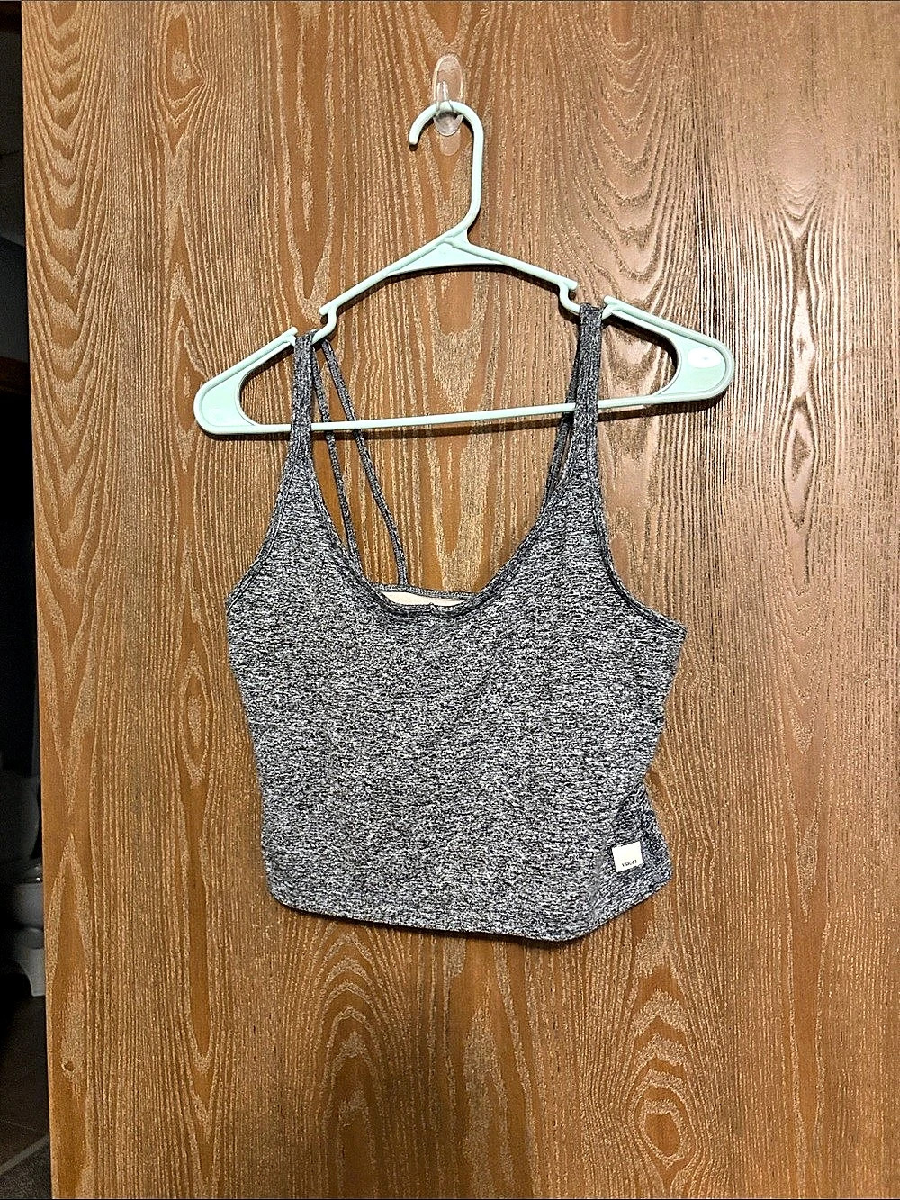 vuori Daily Layered Tank Gray Athletic Tank Top